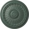 Ekena Millwork Brunswick Ceiling Medallion (Fits Canopies up to 4 1/2"), Hand-Painted Cloud Burst, 27"OD x 2 1/2"P CM27BRCBF - alternate 1